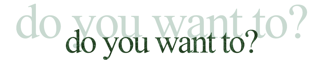 DO YOU?